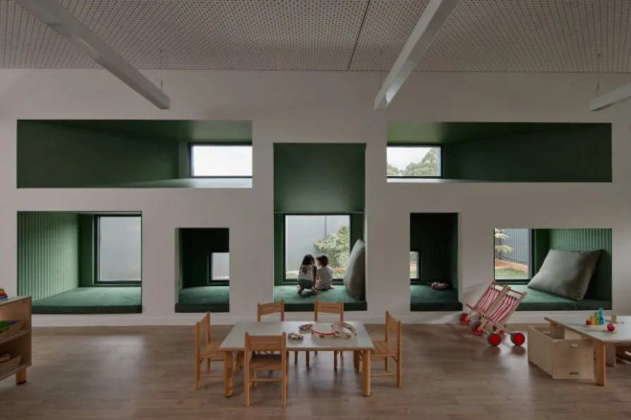 Living room filled with natural light through AGS aluminium windows on the Sunshine Coast