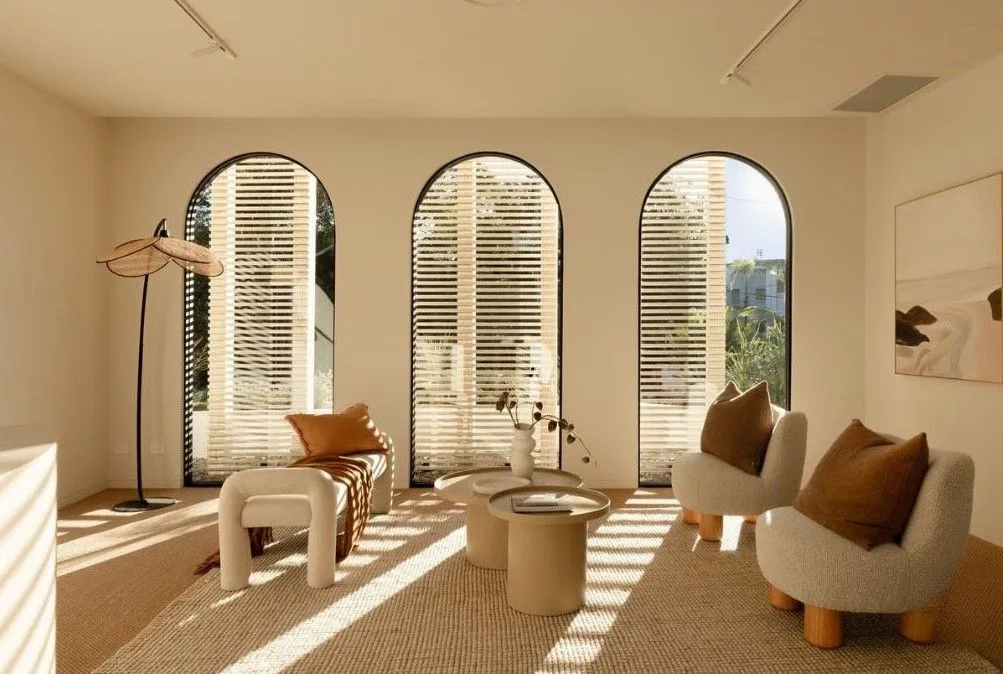Aluminium windows fabricated and installed by AGS on a Sunshine Coast home
